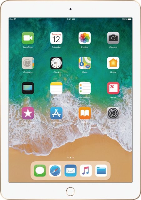 Apple - iPad (Latest Model) with WiFi + Cellular- 32GB - (Verizon Wireless) - Gold - Front_Zoom