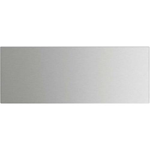 Front. Fisher & Paykel - Backguard for Ranges - Brushed Stainless Steel.