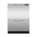 Front. Fisher & Paykel - 24" Built-In Dishwasher - EZKleen stainless steel.