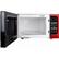 Alt View 11. Bella - 1.1 Cu. Ft. Mid-Size Microwave - Metallic Red.