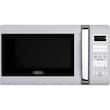 Bella - 0.7 Cu. Ft. Compact Microwave - White with Chrome - Larger Front