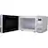 Alt View 11. Bella - 0.7 Cu. Ft. Compact Microwave - White with Chrome.