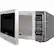 Alt View 12. Bella - 1.1 Cu. Ft. Mid-Size Microwave - Stainless Steel and Black.