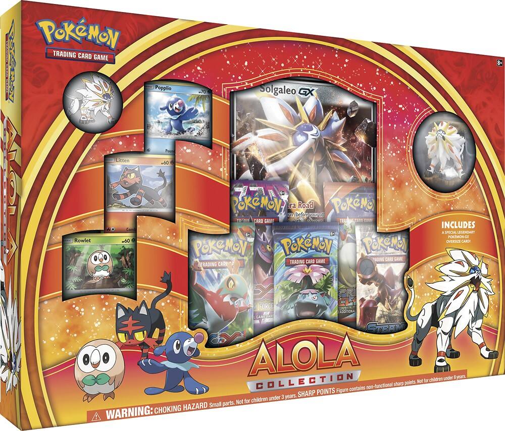 Pokémon Box Solgaleo GX Coleção Alola - supe