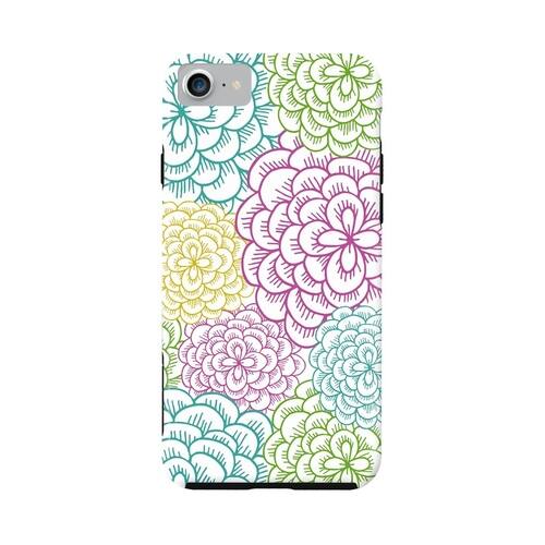 ArtsCase - StrongFit Designers Case for Apple® iPhone® 7 - Yellow/Purple/Green/Blue - Larger Front