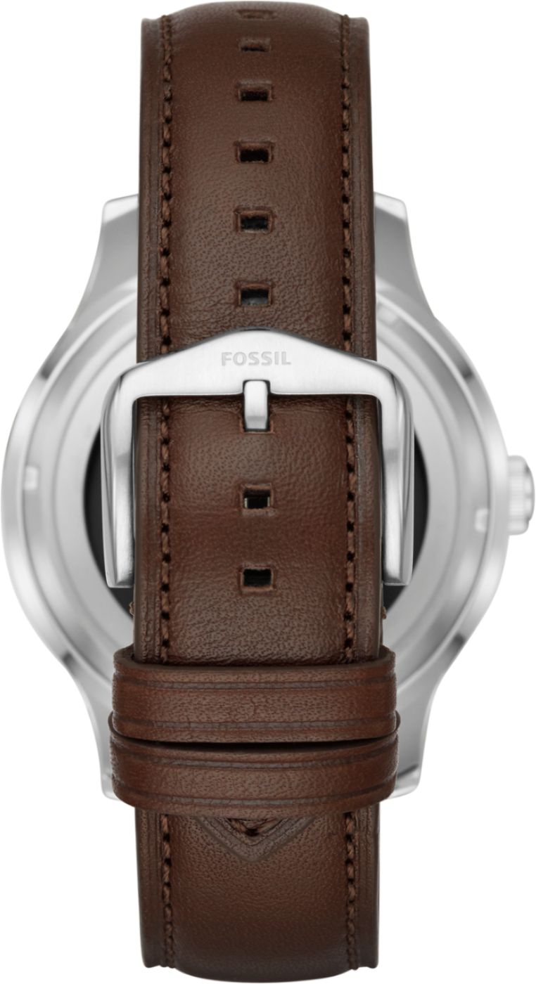 Best Buy: Fossil Q Founder Gen 2 Smartwatch 46mm Stainless Steel Silver ...