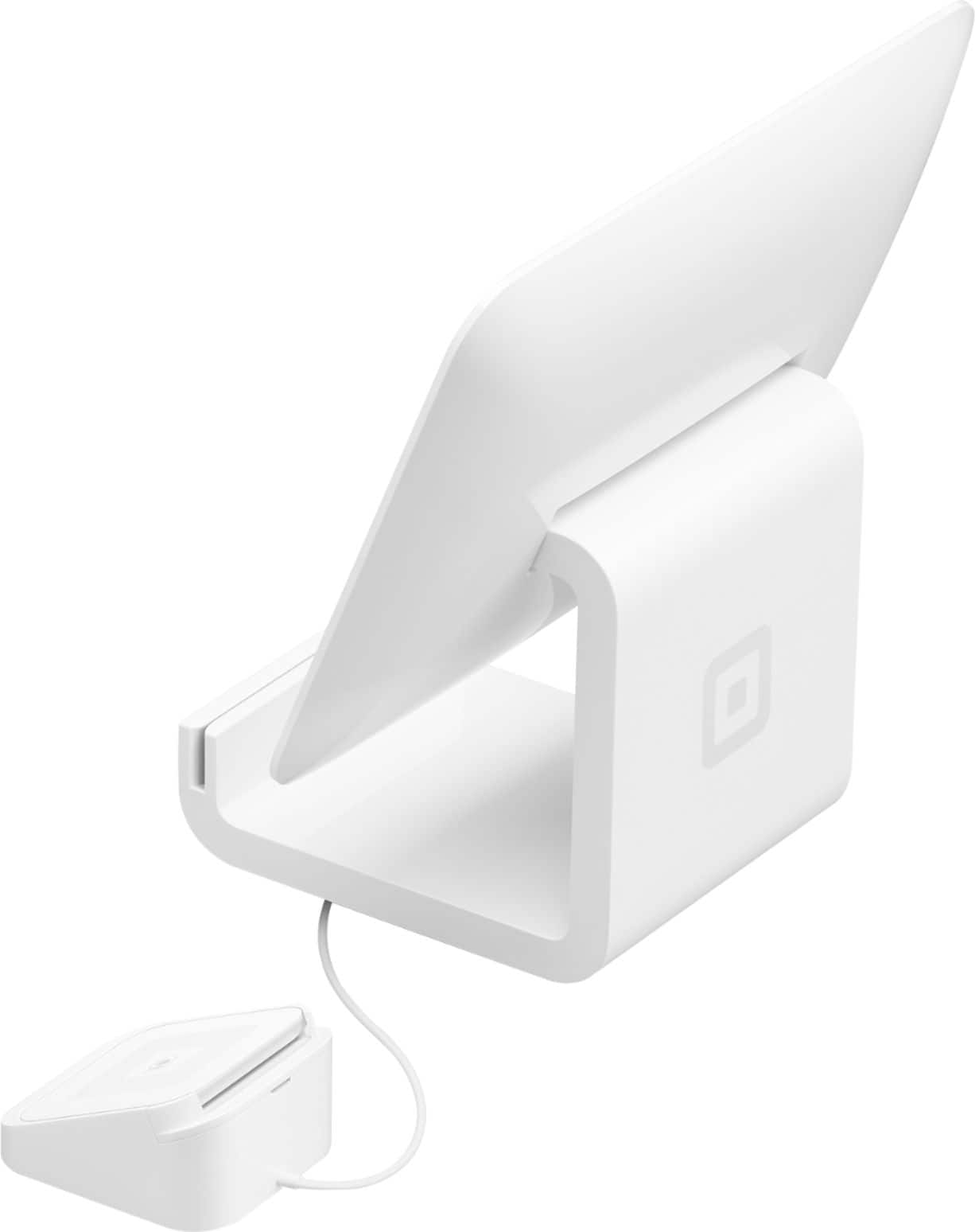 Alt View 12. Square - Square Stand for Contactless and Chip for Apple® iPad (2017, 2018), iPad Pro 9.7" and iPad Air (1, 2) - Glossy white.
