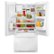 Alt View Zoom 1. Maytag - 21.7 Cu. Ft. French Door Refrigerator - White on white.