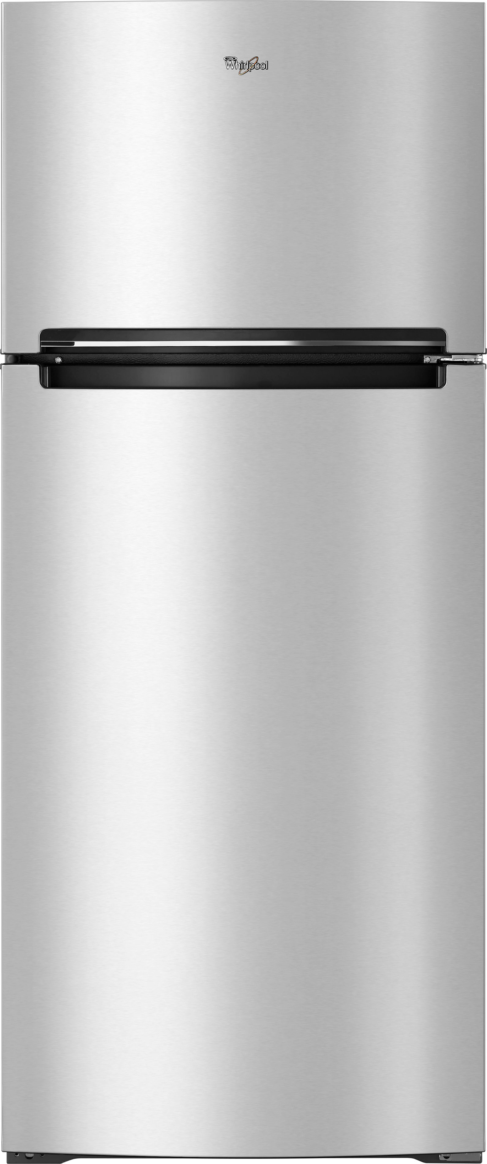 Whirlpool 17.7 Cu. Ft. Top-Freezer Refrigerator Monochromatic Stainless Whirlpool 17.7 Cu Ft Top Freezer Refrigerator Monochromatic Stainless Steel