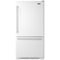 Maytag - 22.1 Cu. Ft. Bottom-Freezer Refrigerator - White on white-Front_Standard 