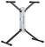 Front. Hamilton Stands - System X Keyboard Stand - Black/Silver.