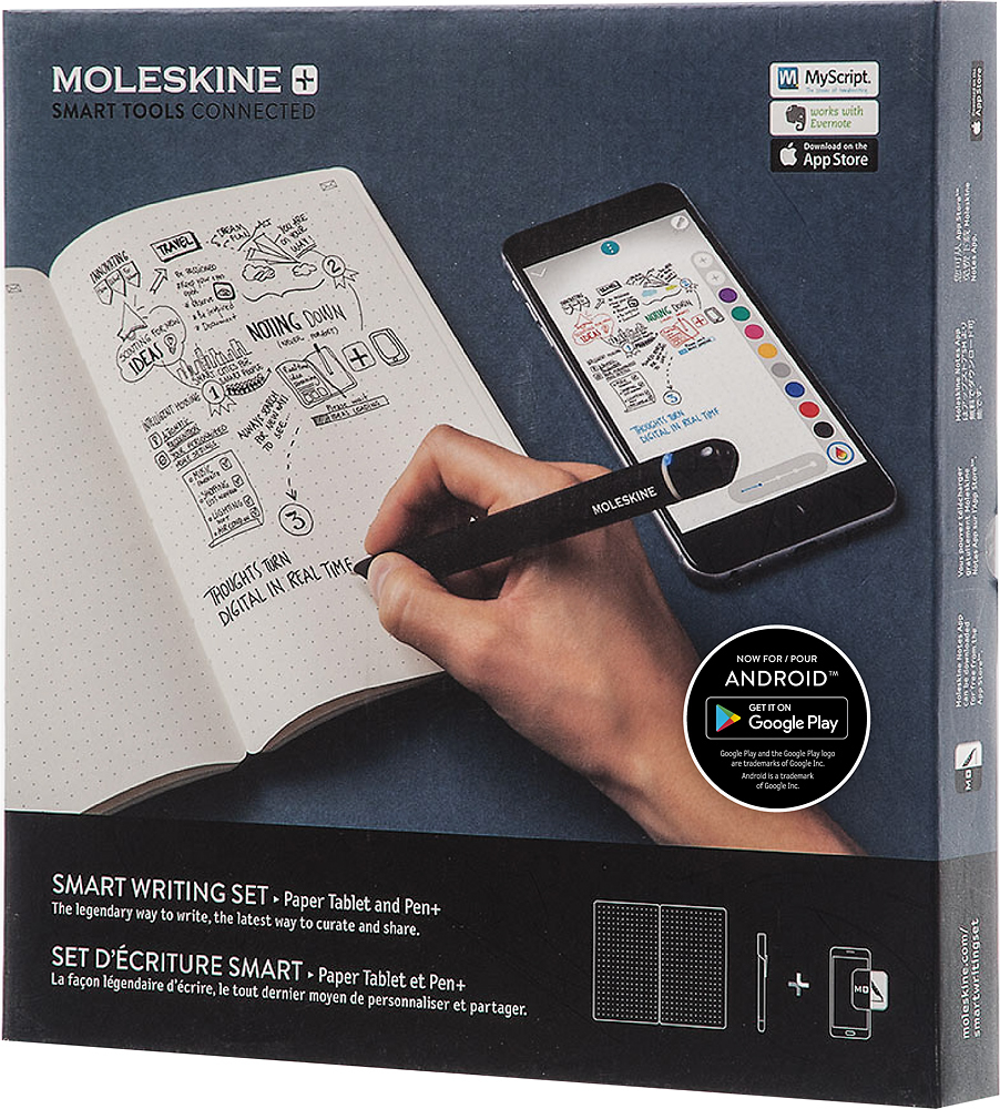 Moleskine M+ Collection Smart Writing Set Black  - Best Buy