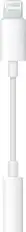 Front. Apple - Lightning-to-3.5mm Headphone Adapter - White.