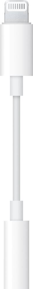 Apple - Lightning-to-3.5mm Headphone Adapter - White