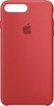 Front. Apple - iPhone® 7 Plus Silicone Case - Red.