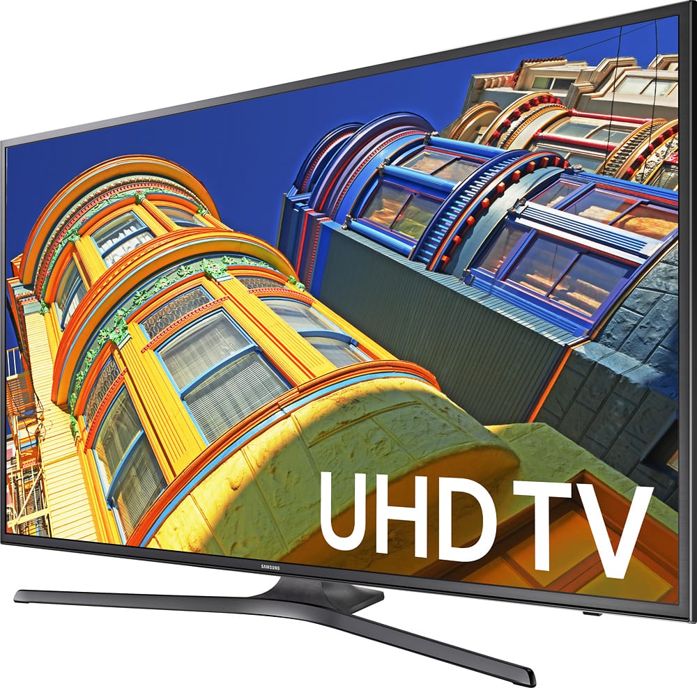 Left. Samsung - 40" Class (40" Diag.) - LED - 2160p - Smart - 4K Ultra HD TV - Dark titan.