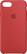 Front. Apple - iPhone® 7 Silicone Case - Red.