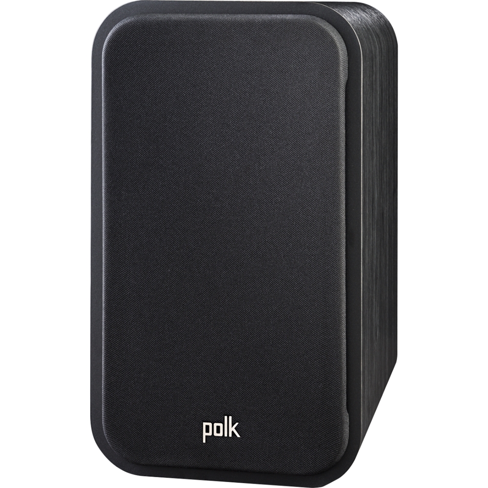 Left View: Polk Audio - Signature Series S20 Bookshelf Speakers (Pair) - 6.5" Driver | Surround Sound | Deep Bass | Compact Design - Black