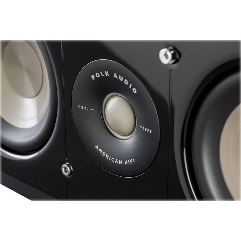 Alt View 11. Polk Audio - Signature S30 5.25" Hi-Res 2-Way Center-Chanel Speaker - Black Washed Walnut.