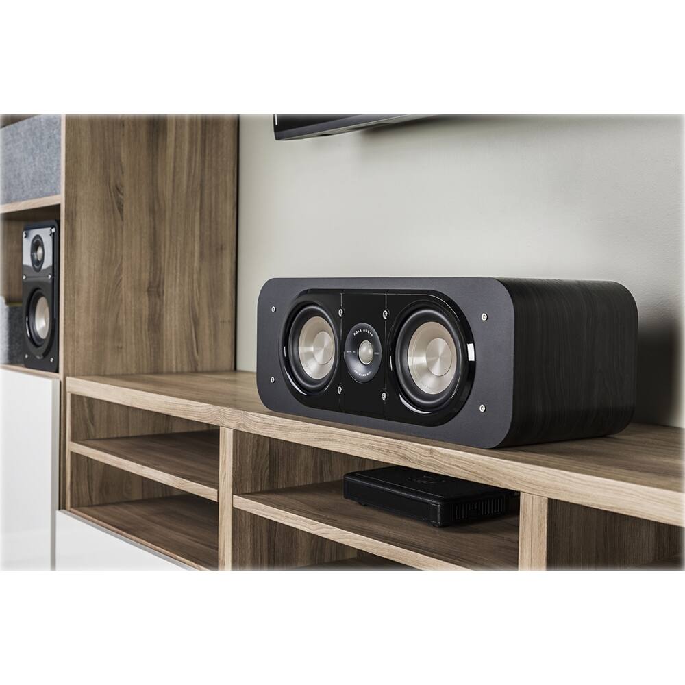 Alt View 16. Polk Audio - Signature S30 5.25" Hi-Res 2-Way Center-Chanel Speaker - Black Washed Walnut.