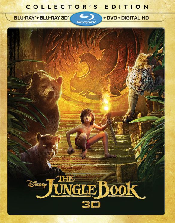 Customer Reviews: The Jungle Book [3D] [Blu-ray/DVD] [Blu-ray/Blu-ray ...