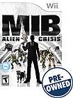 Front Detail. Men In Black: Alien Crisis — PRE-OWNED - Nintendo Wii.