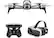 Front. Parrot - Bebop 2 Quadcopter with Skycontroller 2 and Cockpit FPV Glasses - White.