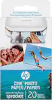 Front. HP - ZINK® Glossy Photo 2" x 3" 20-Count Paper.