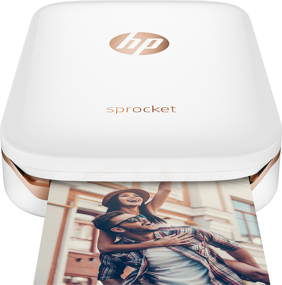 Supermarkt een miljoen Malawi Best Buy: HP Sprocket Photo Printer White X7N07A