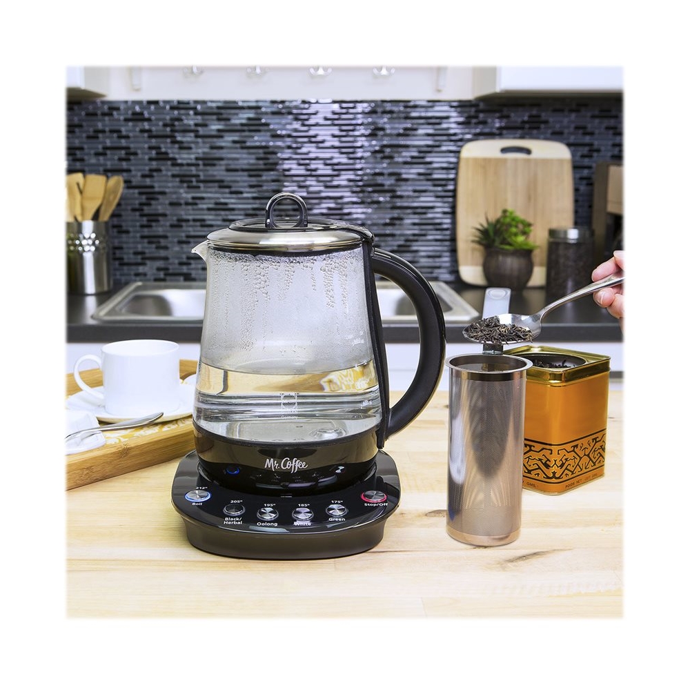 Best Buy: Breville 1L Electric Tea Maker/Kettle Smoked Hickory  BTM700SHY1BUS1