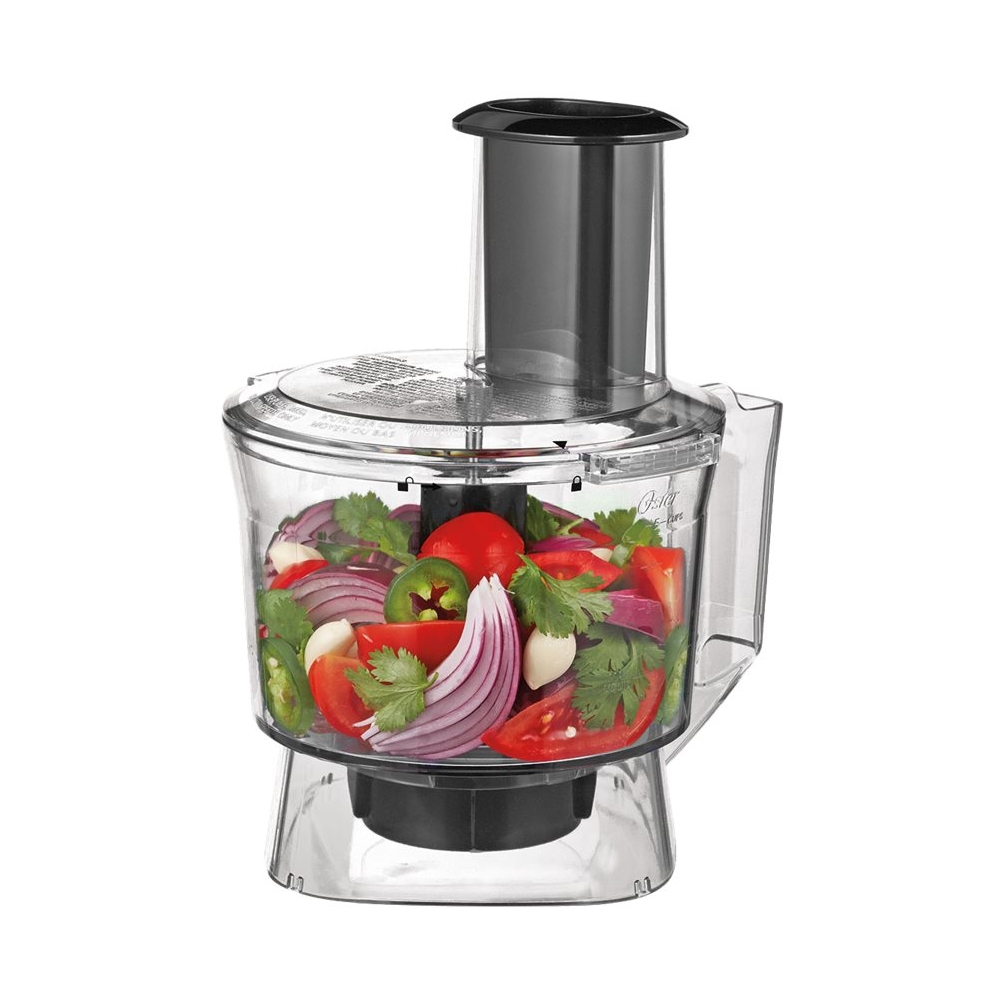 Oster Pro 1200 Blender with Professional Tritan Jar and Food Processor  attachment, Metallic Grey