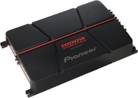 Pioneer - 4-Channel - Class B, 1000w Max Power - Bridgeable Amplifier - Black - Angle_Zoom