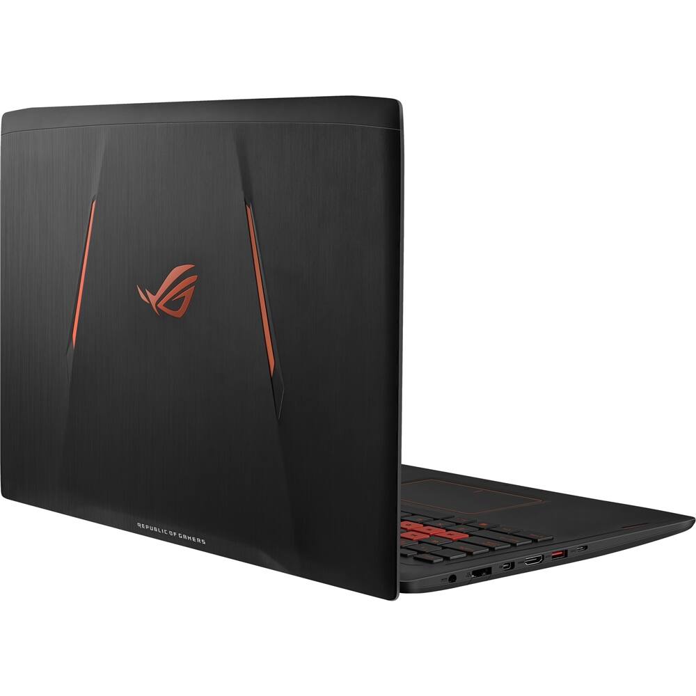 Alt View 15. ASUS - 15.6" Laptop - Intel Core i7 - 16GB Memory - NVIDIA GeForce GTX 1060 - 1TB Hard Drive + 256GB Solid State Drive - Black.
