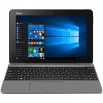 Front Zoom. ASUS - Transformer Book T101HA - 10.1" - Tablet - 64GB - With Keyboard - Glacier gray.