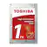 Front. Toshiba - 1TB Internal SATA Hard Drive for Desktops - Black/Silver.