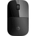 Front. HP - Z3700 Wireless Blue LED Mouse - Black.