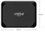 Alt View 1. Crucial - X9 4TB External USB-C SSD - Black.
