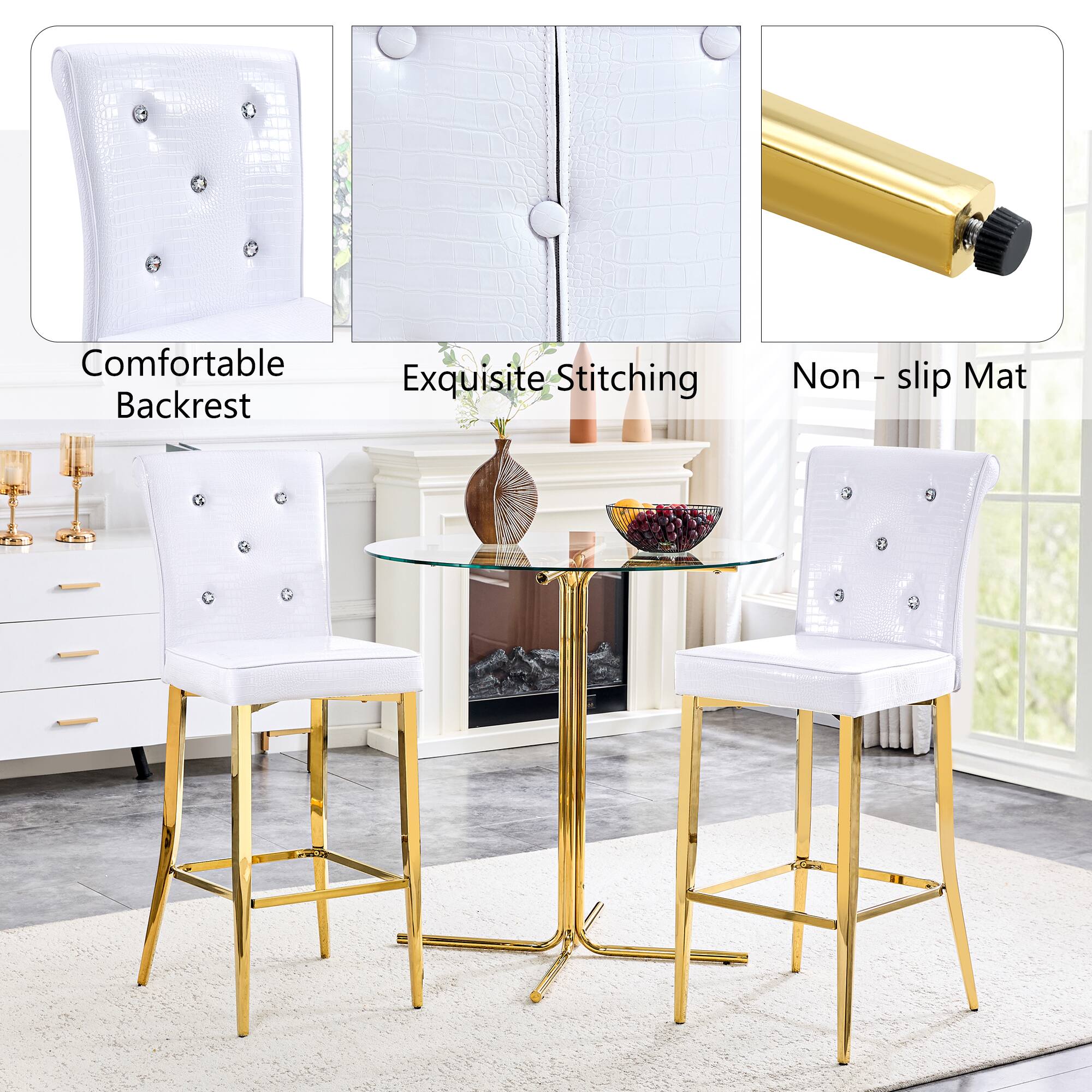 Comfortable Backrest  
Exquisite Stitching  
Non-slip Mat