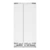 Front. Koolmore - Panel Ready Column Refrigerator and Freezer, 24" Refrigerator and 18" Freezer - White.