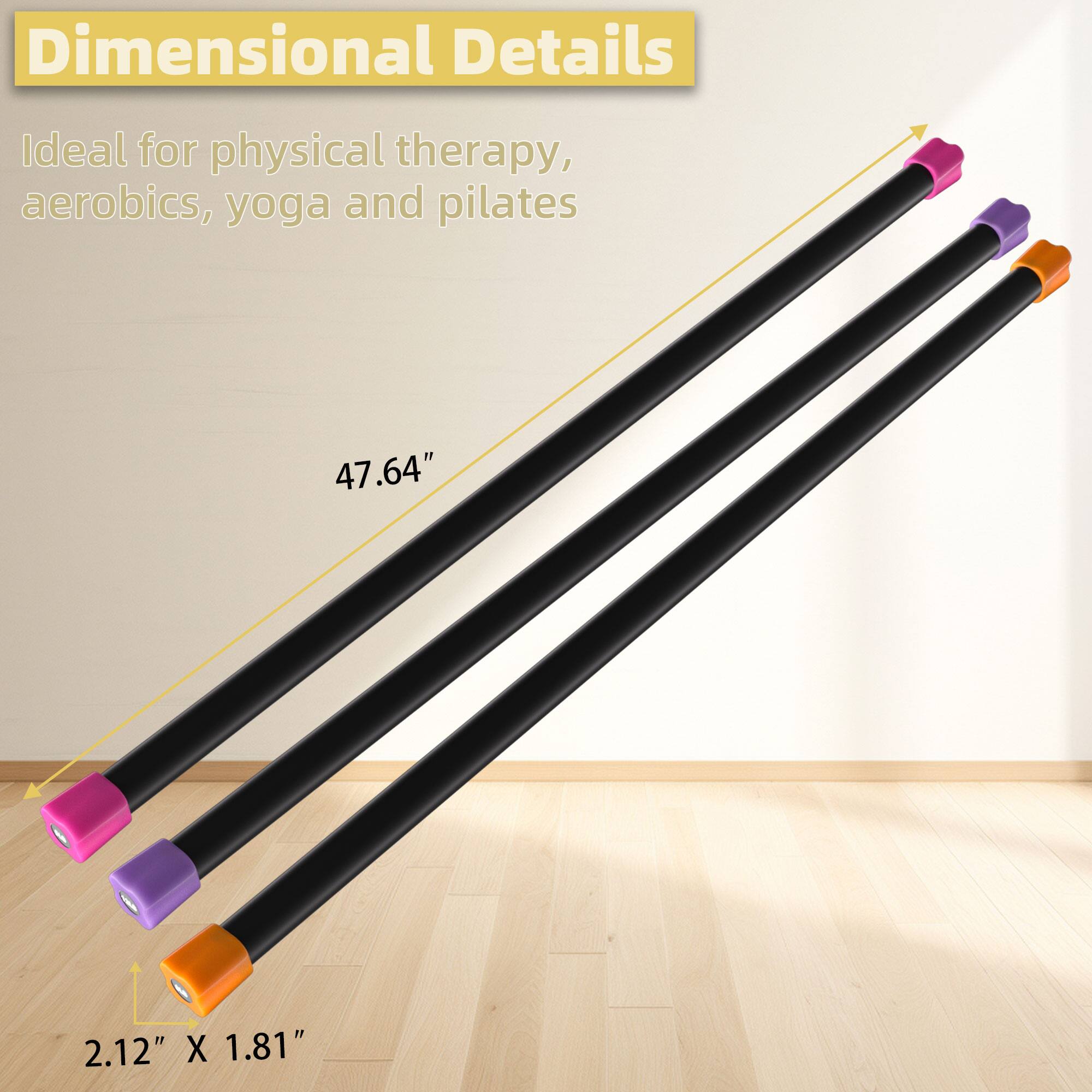 Dimensional Details

Ideal for physical therapy, aerobics, yoga and pilates

47.64"  
2.12" X 1.81"
