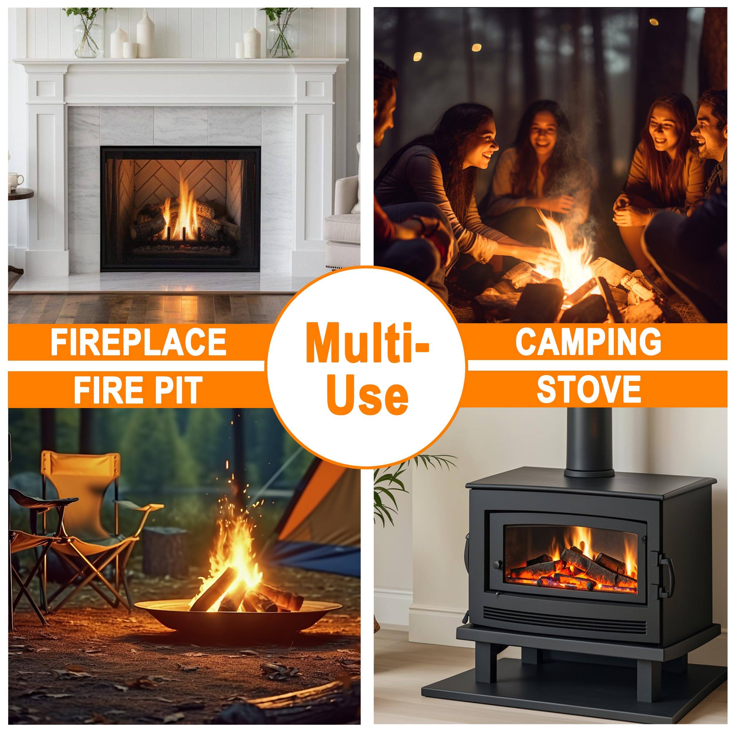 FIREPLACE  
FIRE PIT  

CAMPING  
STOVE  

Multi-Use
