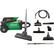 Front. BISSELL - BigGreen Canister Vacuum - Black/Green.