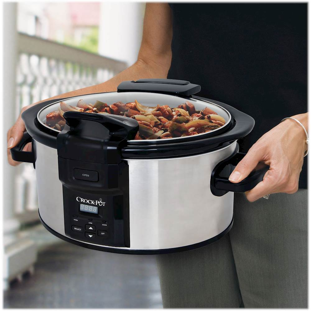 Crock-Pot SCCPVLR609-R 6-Quart Cook and Carry Slow Cooker with