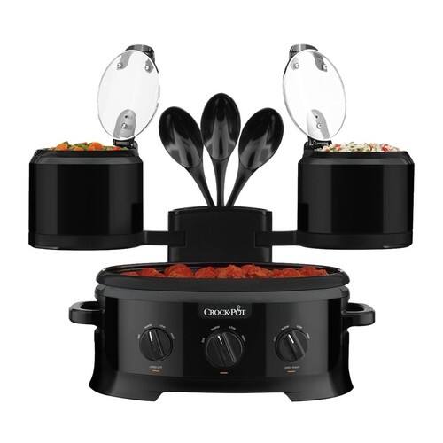 Crock-Pot - Swing and Serve 6.5-Quart Slow Cooker - Black-Angle_Standard 