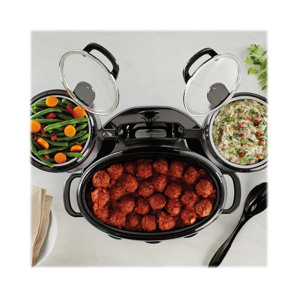 Crock-Pot SCCPTOWER-B Swing and Serve Slow Cooker Black