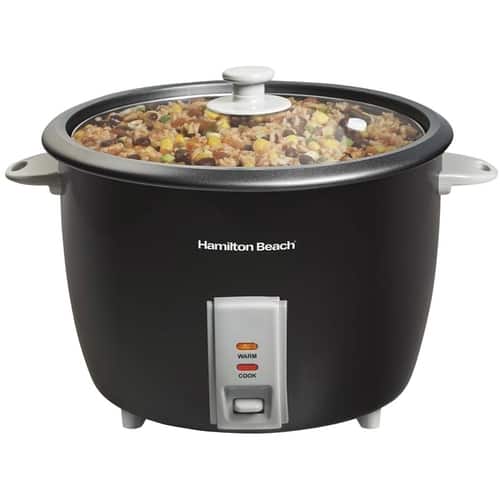 Hamilton Beach 30Cup Rice Cooker Black 37550 Best Buy