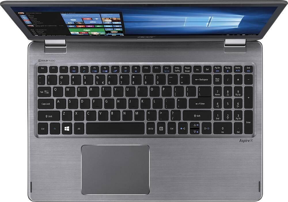 Alt View 13. Acer - Aspire R 15 2-in-1 15.6" Touch-Screen Laptop - Intel Core i5 - 8GB Memory - 1TB Hard Drive - Steel gray.