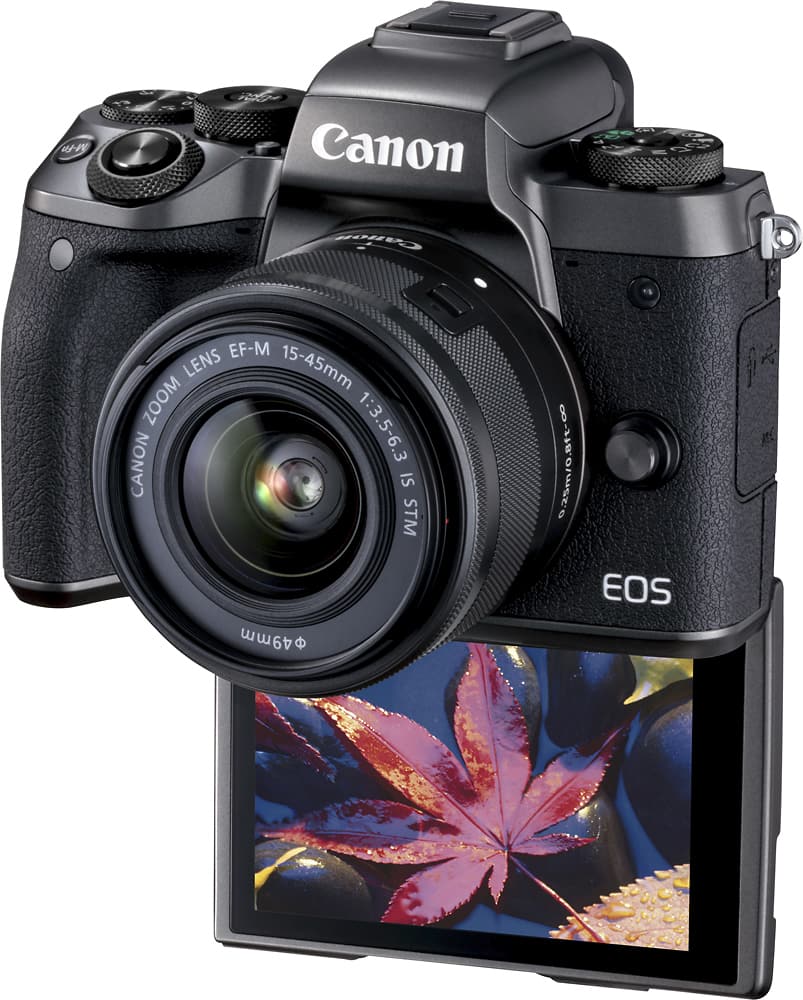 Best Buy: Canon EOS M5 Mirrorless Camera with EF-M 15-45mm Zoom