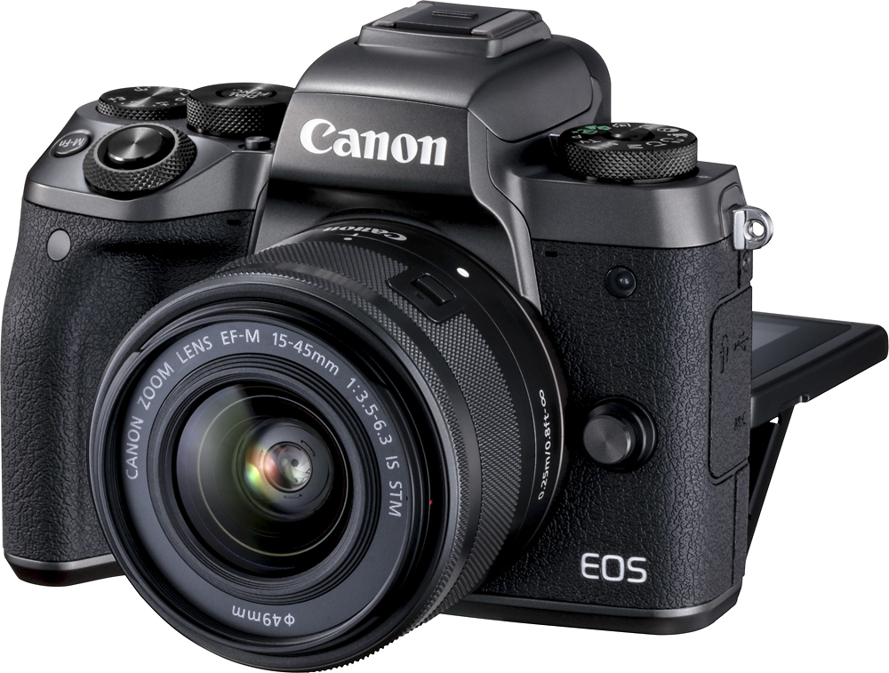 Best Buy: Canon EOS M5 Mirrorless Camera with EF-M 15-45mm Zoom 