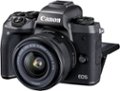 Left Zoom. Canon - EOS M5 Mirrorless Camera with EF-M 15-45mm Zoom Lens - Black.
